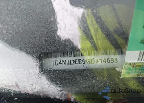 2016 Jeep Compass High Altitude Edition из США, поврежденный, VIN 1C4NJDEB9GD714698